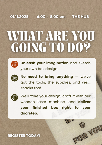 Design Your Wooden Box Workshop